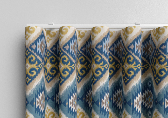 Navajo, Indigo - Made to Measure Curtains - Image 13